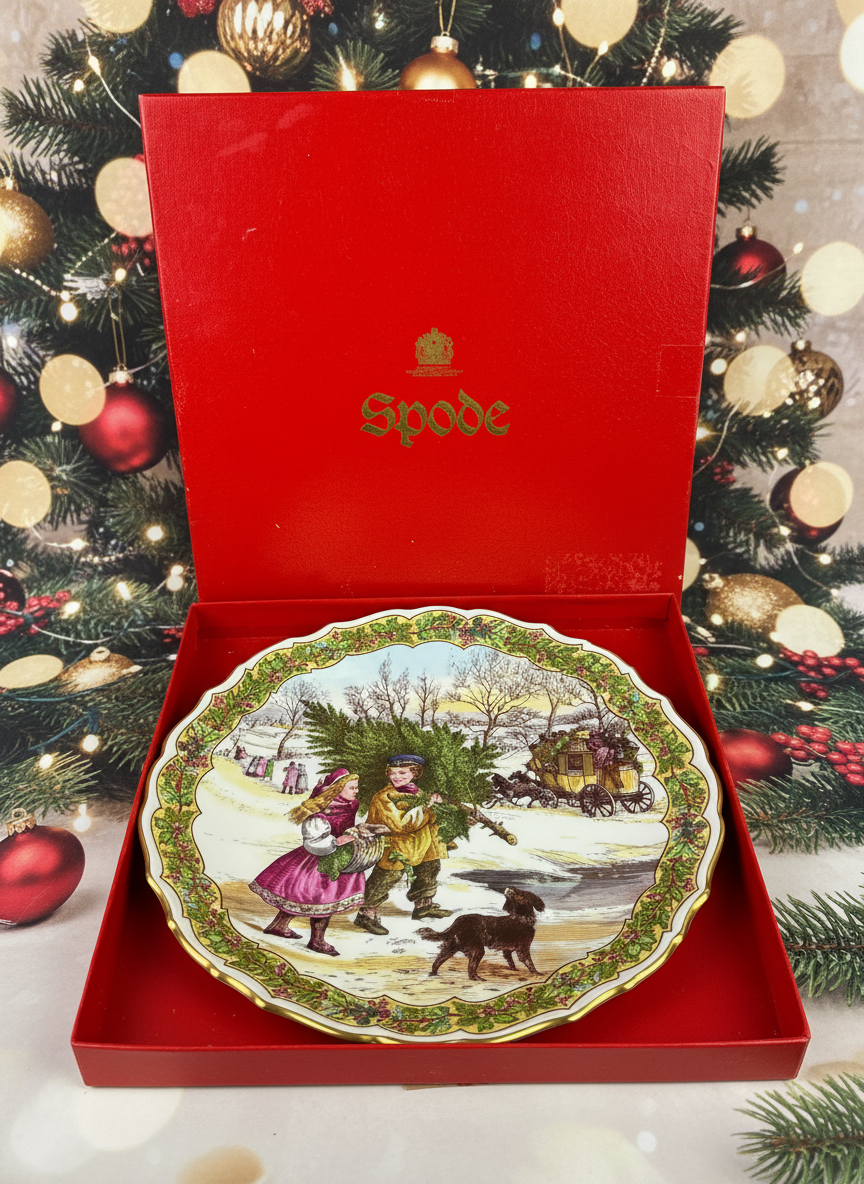 Spode Victorian Christmas Plate N 1