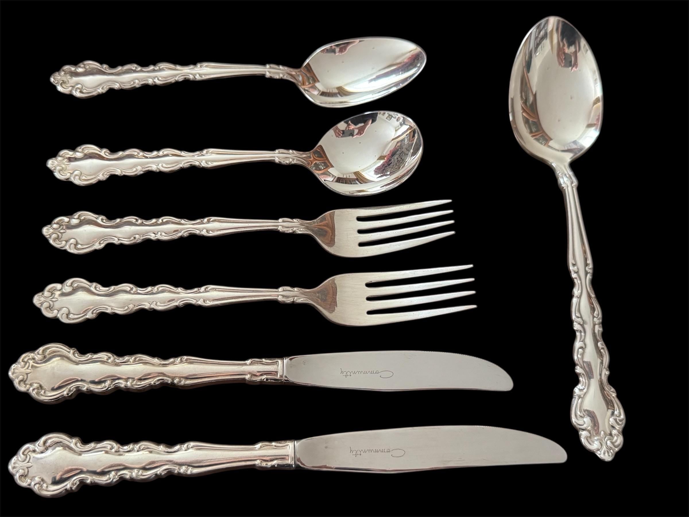 Mansion House Oneida Community Silver Plated Canteen of Cutlery for 6